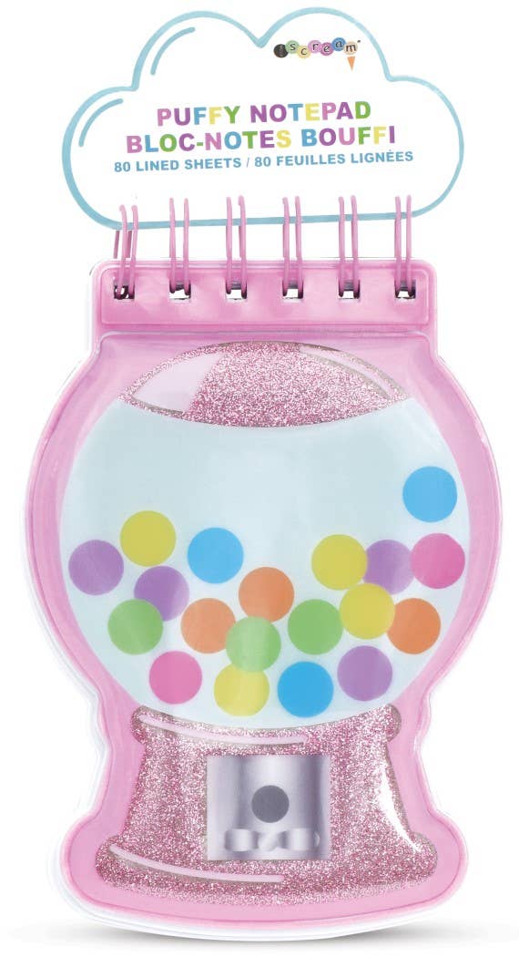 Iscream - Gumball Machine Puffy Notepad