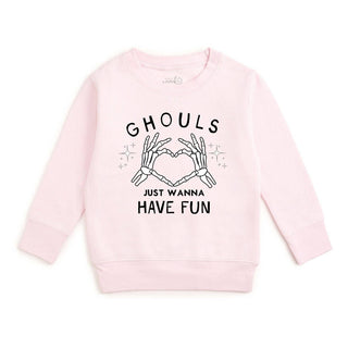 Sweet Wink - Ghouls Just Wanna Have Fun Halloween Sweatshirt - Kids