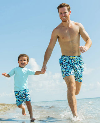 RuffleButts + RuggedButts - Fish Friends Men's Swim Trunks
