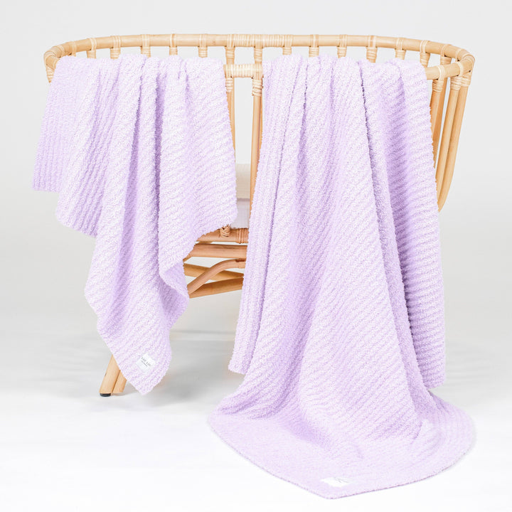 Lou Lou & Company - Chenille Blanket - Lilac