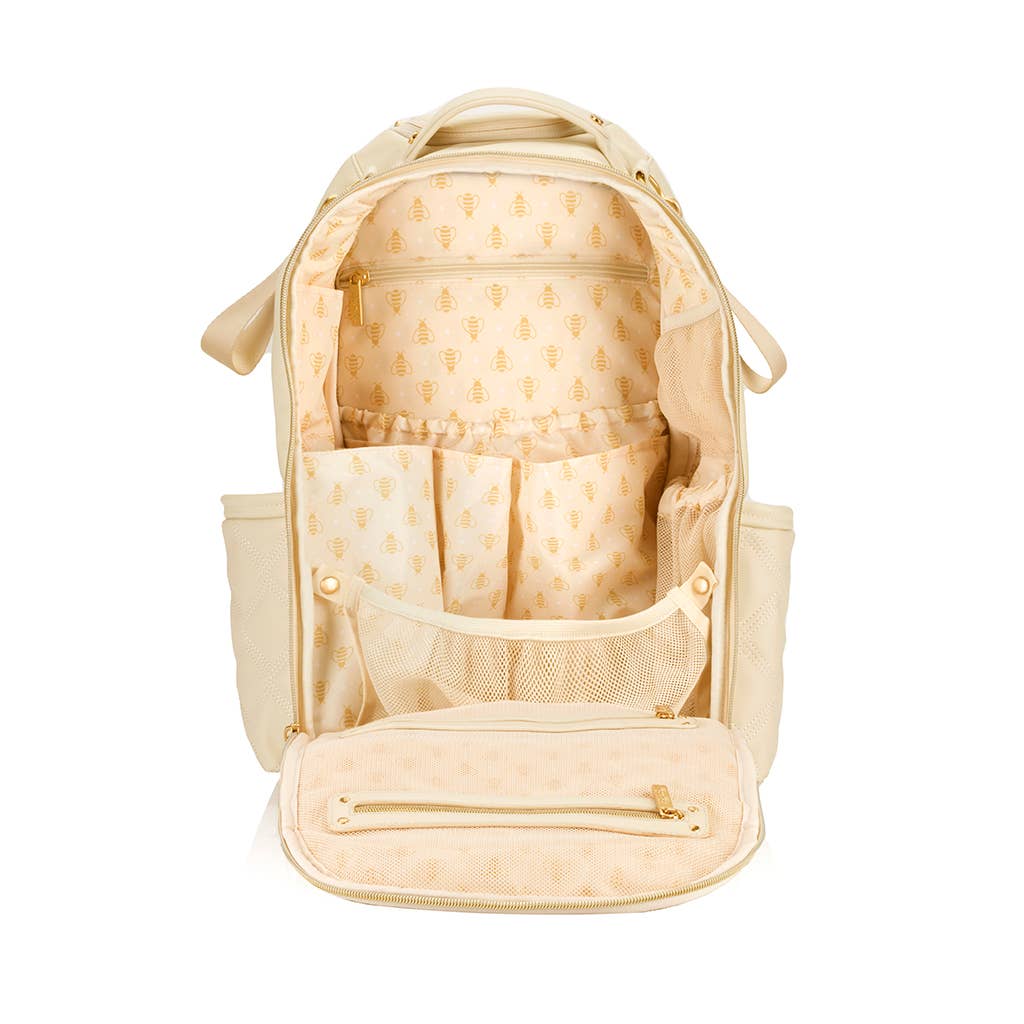 Itzy Ritzy - Milk and Honey Boss Plus™ Backpack Diaper Bag