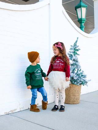 Holland Ave Clothing - Fresh Farm | Kids & Adult Christmas Sweatshirt