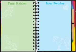 Peter Pauper Press - Scratch & Sketch On The Farm