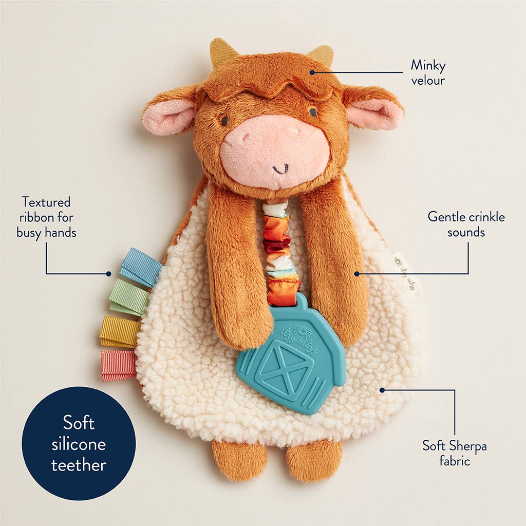 Itzy Ritzy -  Itzy Friends Lovey™ Plush Highland Cow