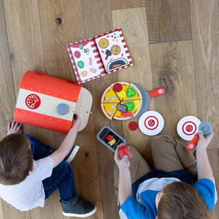 Fat Brain Toy Co. - Fat Brain Toy Co. Pretendables Backyard Pizza Oven Set - Classy Rascals Boutique