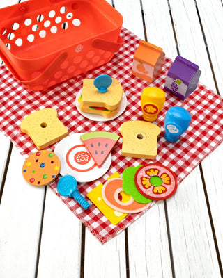 Fat Brain Toy Co. - Fat Brain Toy Co. Pretendables Picnic Basket - Classy Rascals Boutique