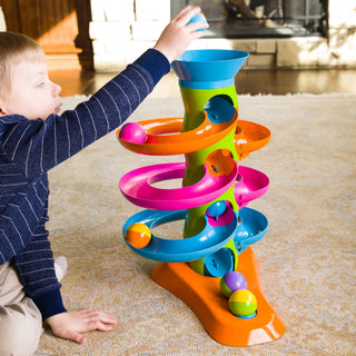 Fat Brain Toy Co. - Fat Brain Toy Co. Roll Again Tower - Classy Rascals Boutique