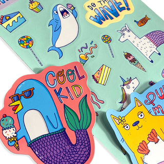 OOLY Stickiville Stickers: Mermade To Party - Scented