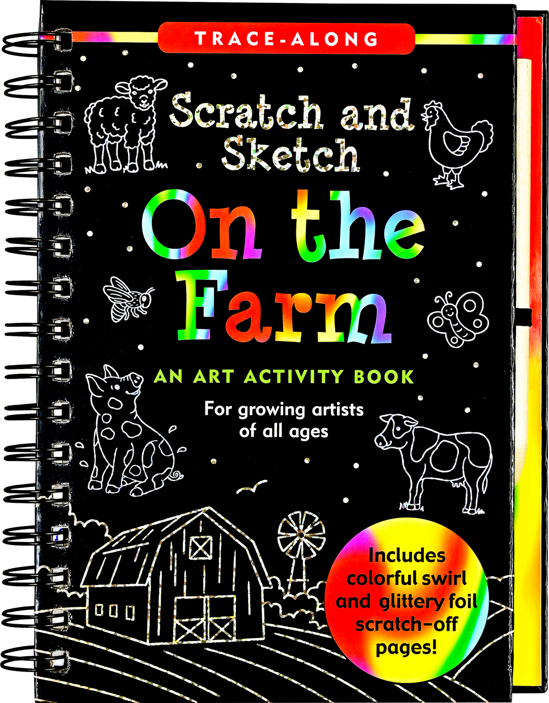 Peter Pauper Press - Scratch & Sketch On The Farm