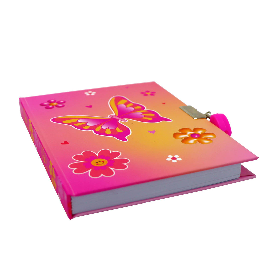 Pink Poppy USA - Vibrant Vacation Strawberry Scented Lockable Diary | Pack of