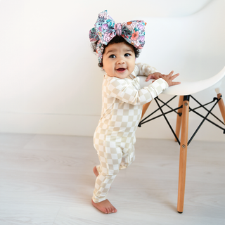 Gigi and Max - Oakley Zip Bamboo Baby Pajama Sleepies Little Baby