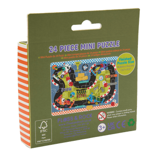 Floss & Rock - Floss & Rock Cars 24pc Mini Puzzle - Classy Rascals Boutique