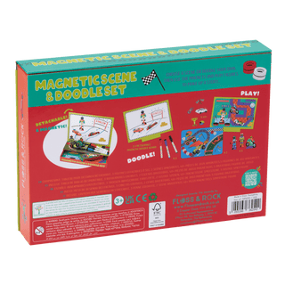 Floss & Rock - Floss & Rock Cars Magnetic Scene & Doodle Set - Classy Rascals Boutique