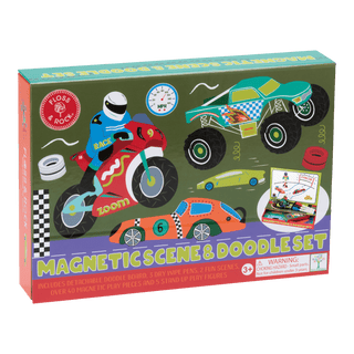 Floss & Rock - Floss & Rock Cars Magnetic Scene & Doodle Set - Classy Rascals Boutique