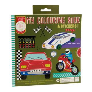 Floss & Rock - Floss & Rock Cars My Coloring Book - Classy Rascals Boutique