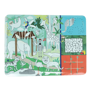 Floss & Rock - Floss & Rock Coloring Fun and Games Mat Jungle - Classy Rascals Boutique