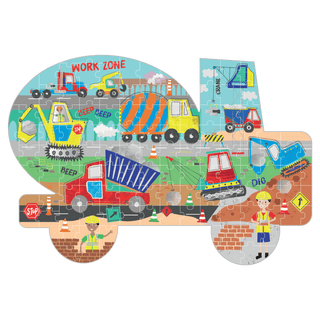 Floss & Rock - Floss & Rock Construction 120pc Puzzle - Classy Rascals Boutique