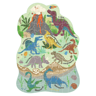 Floss & Rock - Floss & Rock Dino 120pc Puzzle - Classy Rascals Boutique