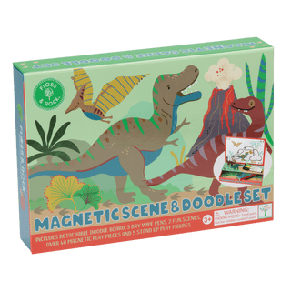 Floss & Rock - Floss & Rock Dino Magnetic Scene & Doodle Set - Classy Rascals Boutique