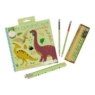 Floss & Rock - Floss & Rock Dino My Coloring Book - Classy Rascals Boutique