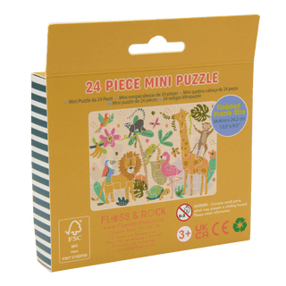Floss & Rock - Floss & Rock Jungle 24pc Mini Puzzle - Classy Rascals Boutique