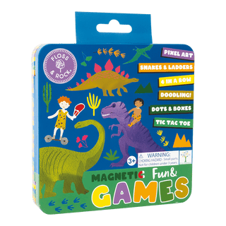 Floss & Rock - Floss & Rock Magnetic Games Tin Dino - Classy Rascals Boutique
