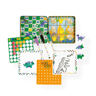 Floss & Rock - Floss & Rock Magnetic Games Tin Dino - Classy Rascals Boutique