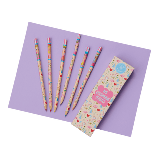 Floss & Rock - Floss & Rock Princess My Pack of 6 Colored Pencils - Classy Rascals Boutique