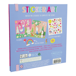 Floss & Rock - Floss & Rock Sticker Art Rainbow Fairy - Classy Rascals Boutique