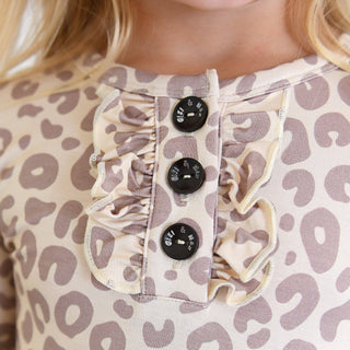 Gigi and Max - Gigi and Max - Amari Leopard TUTU DRESS Bamboo Kids Clothes Outfit - Classy Rascals Boutique