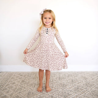 Gigi and Max - Gigi and Max - Amari Leopard TUTU DRESS Bamboo Kids Clothes Outfit - Classy Rascals Boutique