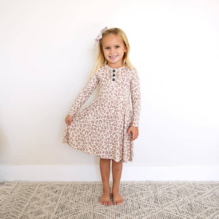 Gigi and Max - Gigi and Max - Amari Leopard TUTU DRESS Bamboo Kids Clothes Outfit - Classy Rascals Boutique