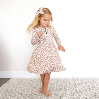 Gigi and Max - Gigi and Max - Amari Leopard TUTU DRESS Bamboo Kids Clothes Outfit - Classy Rascals Boutique