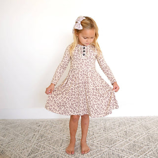 Gigi and Max - Gigi and Max - Amari Leopard TUTU DRESS Bamboo Kids Clothes Outfit - Classy Rascals Boutique