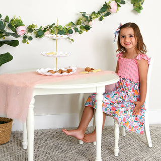 Gigi and Max - Gigi and Max Cecelia Floral Smocked Dress | Bamboo Girls Dress - Classy Rascals Boutique