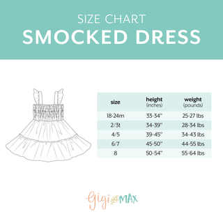 Gigi and Max - Gigi and Max Cecelia Floral Smocked Dress | Bamboo Girls Dress - Classy Rascals Boutique