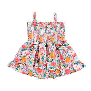 Gigi and Max - Gigi and Max Cecelia Floral Smocked Tiered Tutu Dress | Baby Girl - Classy Rascals Boutique