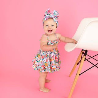 Gigi and Max - Gigi and Max Cecelia Floral Smocked Tiered Tutu Dress | Baby Girl - Classy Rascals Boutique