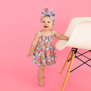 Gigi and Max - Gigi and Max Cecelia Floral Smocked Tiered Tutu Dress | Baby Girl - Classy Rascals Boutique