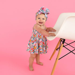 Gigi and Max - Gigi and Max Cecelia Floral Smocked Tiered Tutu Dress | Baby Girl - Classy Rascals Boutique