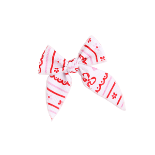 Gigi and Max - Gigi and Max - Hallie CLIP BOW Valentines Day Toddler Hair Accessories - Classy Rascals Boutique