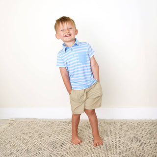 Gigi and Max - Gigi and Max Hudson Polo Shirt | Bamboo Boys Polo - Classy Rascals Boutique