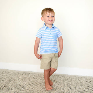 Gigi and Max - Gigi and Max Hudson Polo Shirt | Bamboo Boys Polo - Classy Rascals Boutique