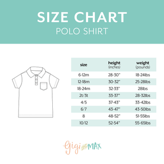 Gigi and Max - Gigi and Max Hudson Polo Shirt | Bamboo Boys Polo - Classy Rascals Boutique
