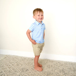 Gigi and Max - Gigi and Max Hudson Polo Shirt | Bamboo Boys Polo - Classy Rascals Boutique