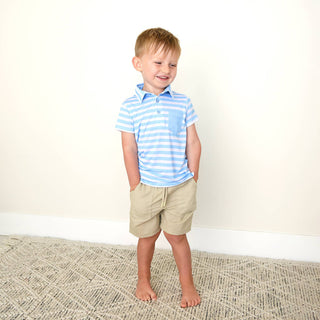 Gigi and Max - Gigi and Max Hudson Polo Shirt | Bamboo Boys Polo - Classy Rascals Boutique