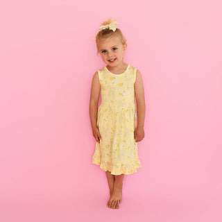 Gigi and Max - Gigi and Max - Lola TANK TWIRL DRESS Bamboo Floral Kids Outfit - Classy Rascals Boutique