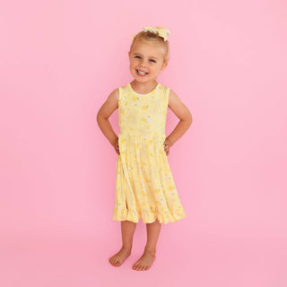 Gigi and Max - Gigi and Max - Lola TANK TWIRL DRESS Bamboo Floral Kids Outfit - Classy Rascals Boutique