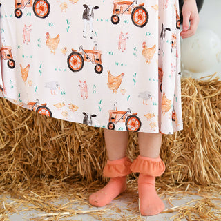 Gigi and Max - Gigi and Max - Millie Moo TUTU DRESS Bamboo Farm Kids Clothing - Classy Rascals Boutique