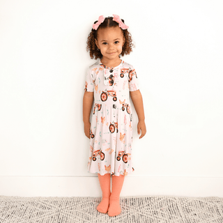 Gigi and Max - Gigi and Max - Millie Moo TUTU DRESS Bamboo Farm Kids Clothing - Classy Rascals Boutique